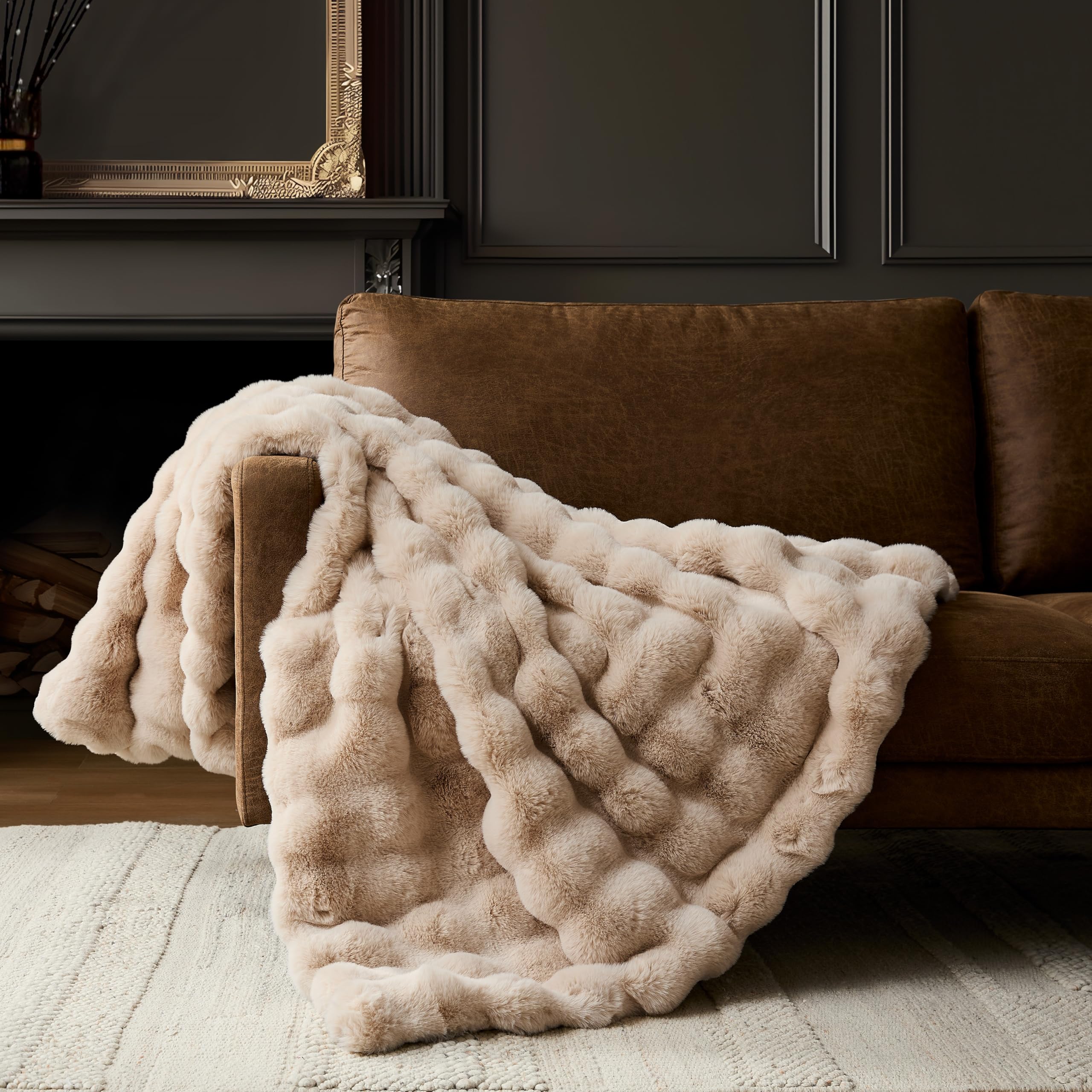 WDCOZY Luxury Bubble Throw Blanket