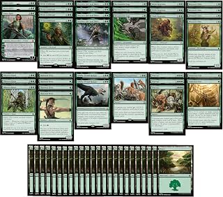 Elite Elf Deck - Mono Green - Modern & Pioneer Legal - Custom Built - Magic The Gathering - MTG - 60 Card!