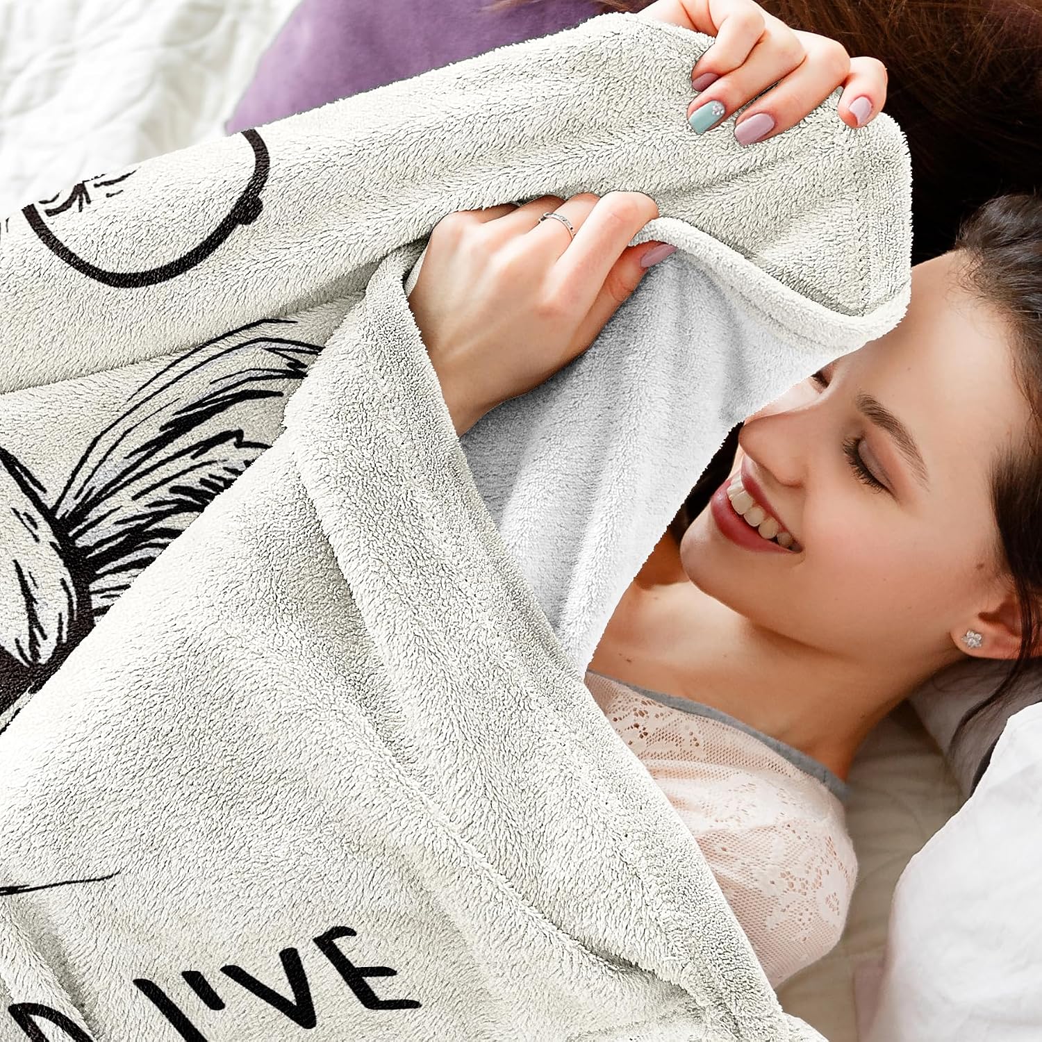 Funny Chicken Blanket, Gag Birthday Gifts for Women Men
