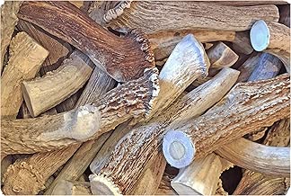 WhiteTail Naturals XL Jumbo Premium Deer Antlers for Dogs by The Pound (1 Pound Pack) All Natural Extra Large Thick Antler Chews | X Large Dog Chew for Aggressive Chewers | Hard, Long Lasting Shed - coolthings.us