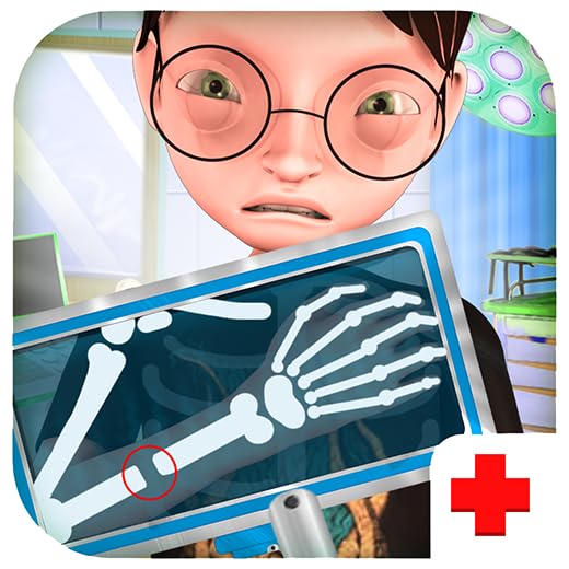 Simulador louco da cirurgia de x raio