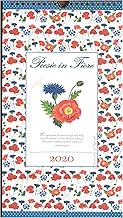 POESIE IN FIORE 2020 Calendario da muro cm 34 x 19 12 fogli