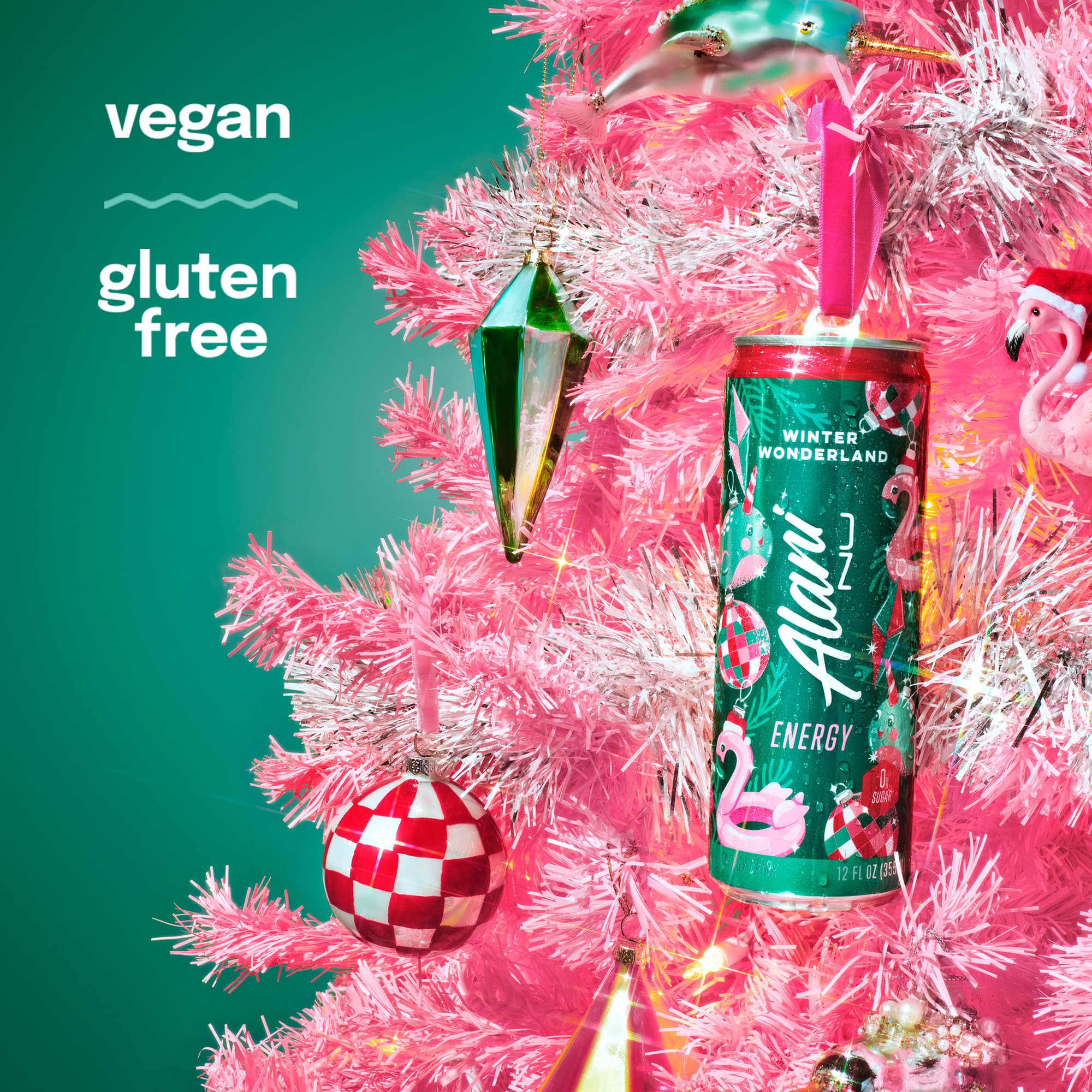 Alani Nu DREAM FLOAT, Sugar Free, Low Calorie Energy Drinks, 200mg Caffeine, Biotin, B Vitamins, Zero Sugar, 10 Calories, 12 Fl Oz Cans, 24 Pack