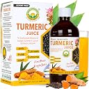 Basic Ayurveda Organic Turmeric Juice 500ml Pack of 2 | Pure Haldi Extract | Ayurvedic Drink for Digestion Detox & Joint Wellness gallery image