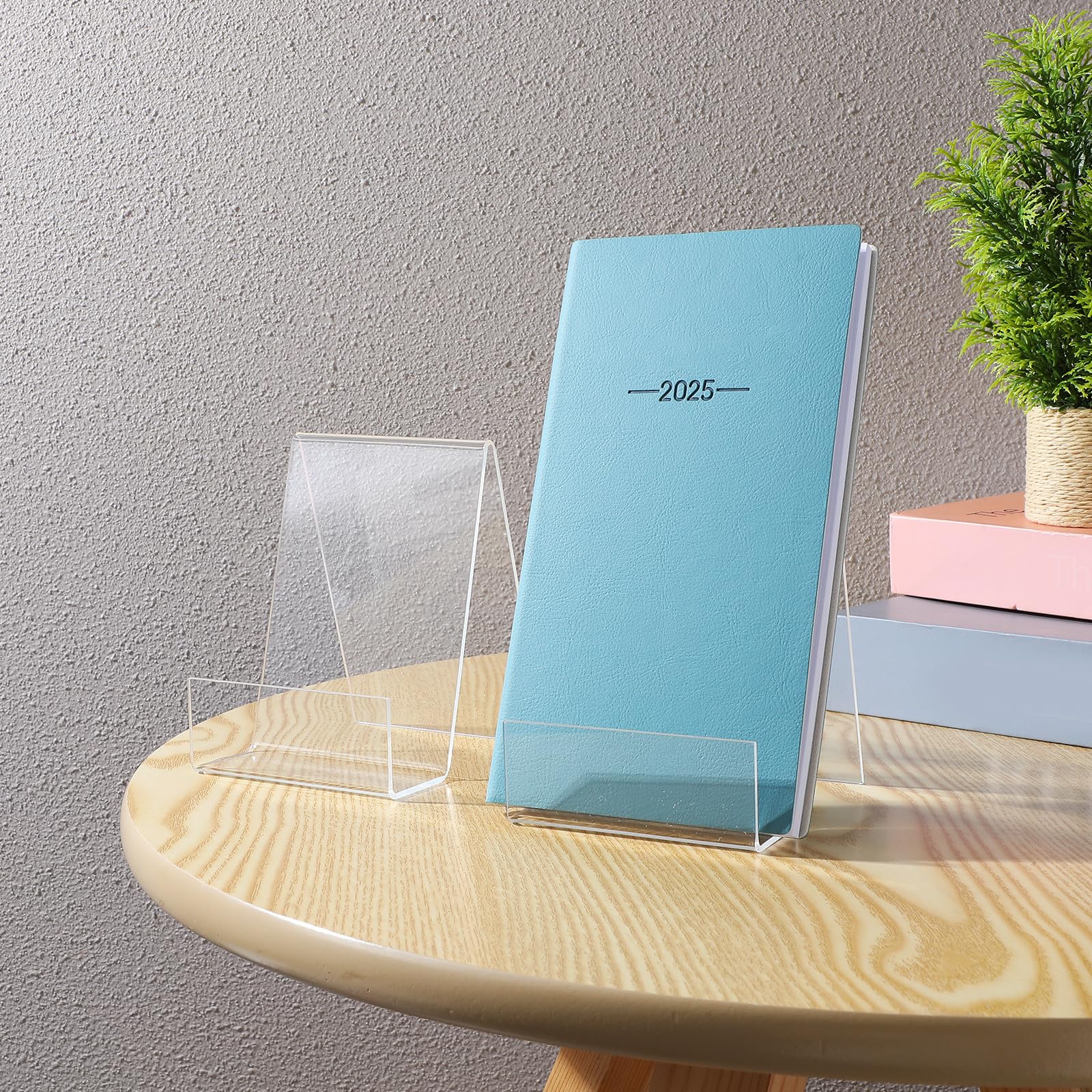 Alipis 10pièces Présentoirs De Cartes à Collectionner Acrylique Transparent Support De Table Pour Cartes De Visite Petites Dimensions