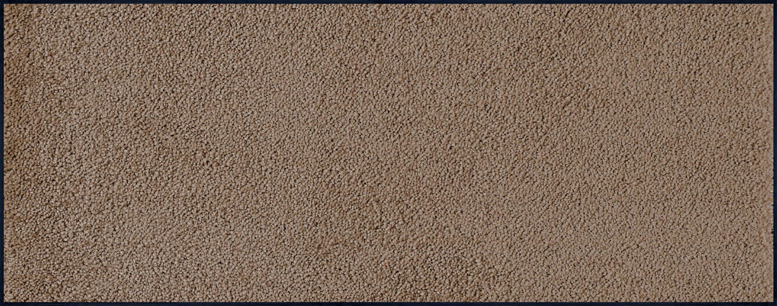 wash+Dry Fußmatte, Taupe 75x190 cm, innen und außen, waschbar, beige