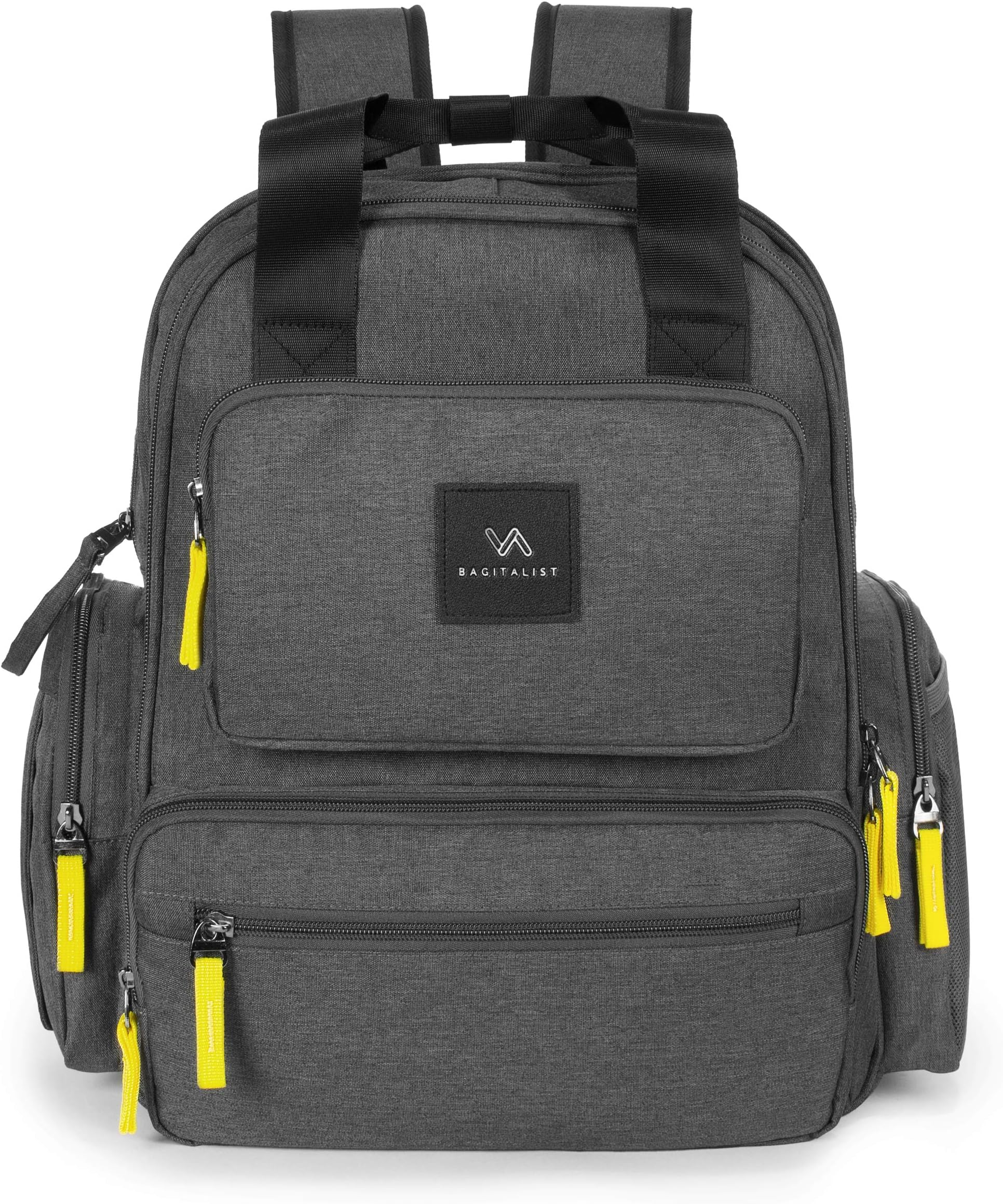 Baby Diaper Bag Backpack Perfect for Mom or Dad, Durable Waterproof multifunction with a medium-large capacity plus insulated pockets. Comes with Changing Pad, Stroller Straps, Wet and Dry Bag.