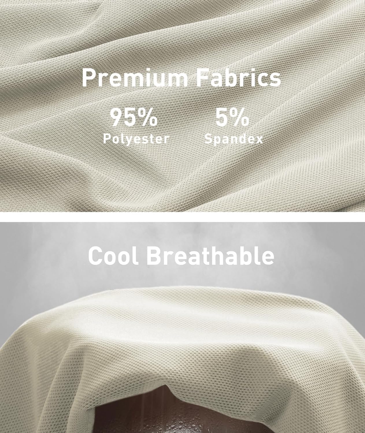 Mens Polo Shirts Short Sleeve Summer Moisture Wicking Performance Athletic Golf Shirts for Men with Pocket - Image 4