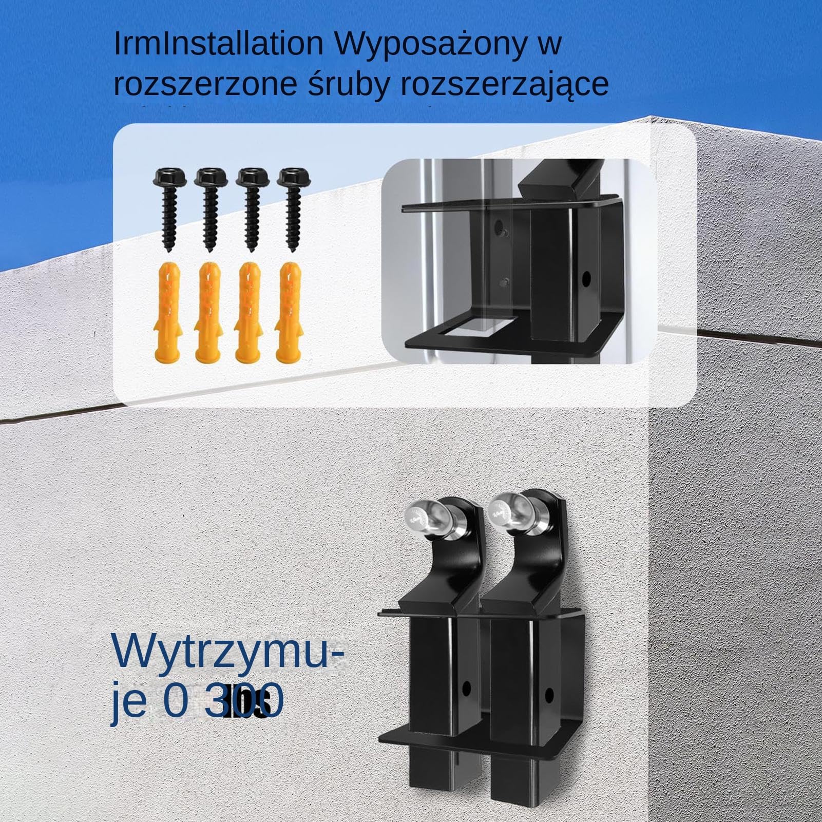 Uchwyt na hak holowniczy do pickupa Wzmocniony stalowy do przyczepy