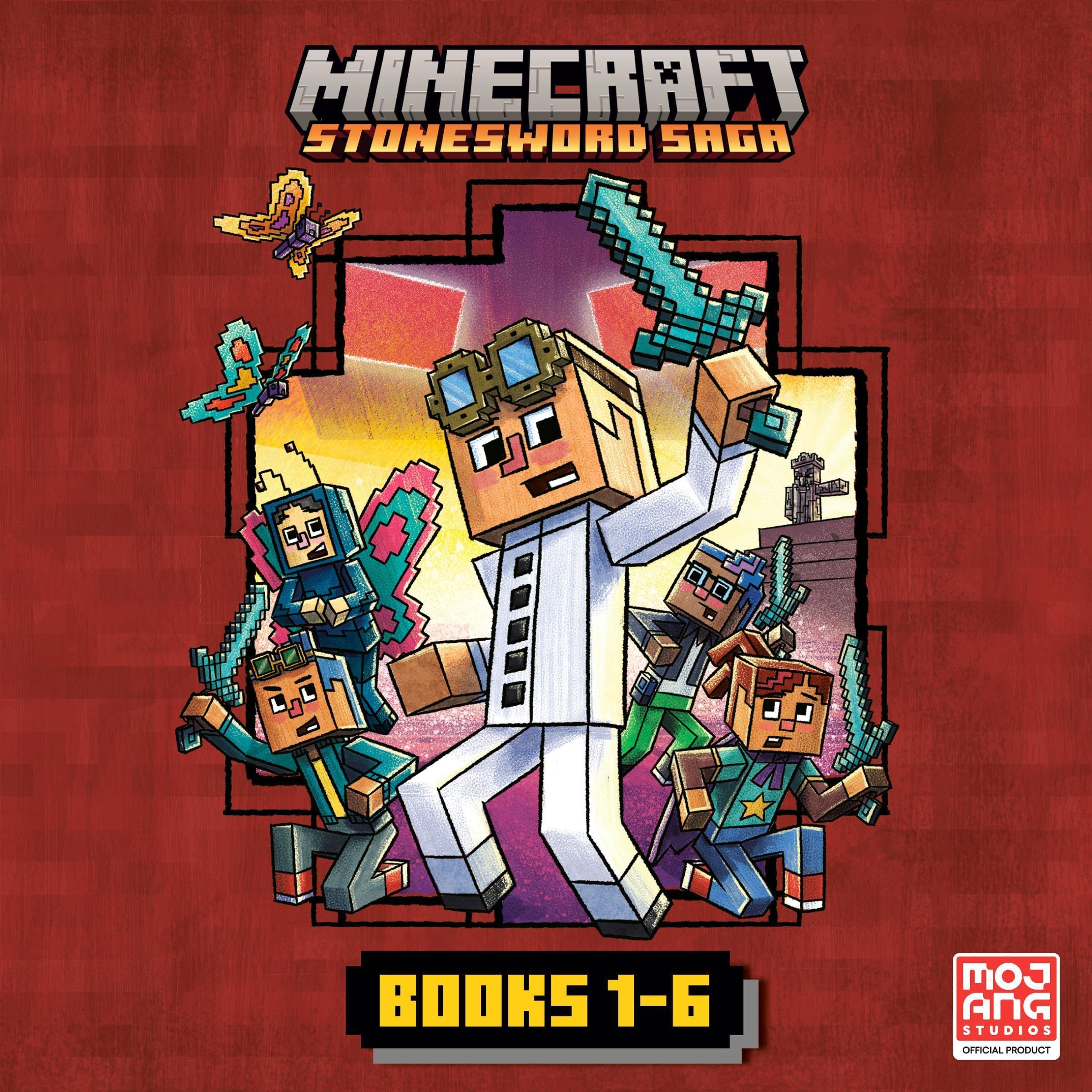Cover art for Minecraft Stonesword Saga Chapter Book Boxed Set (Minecraft Stonesword Saga)