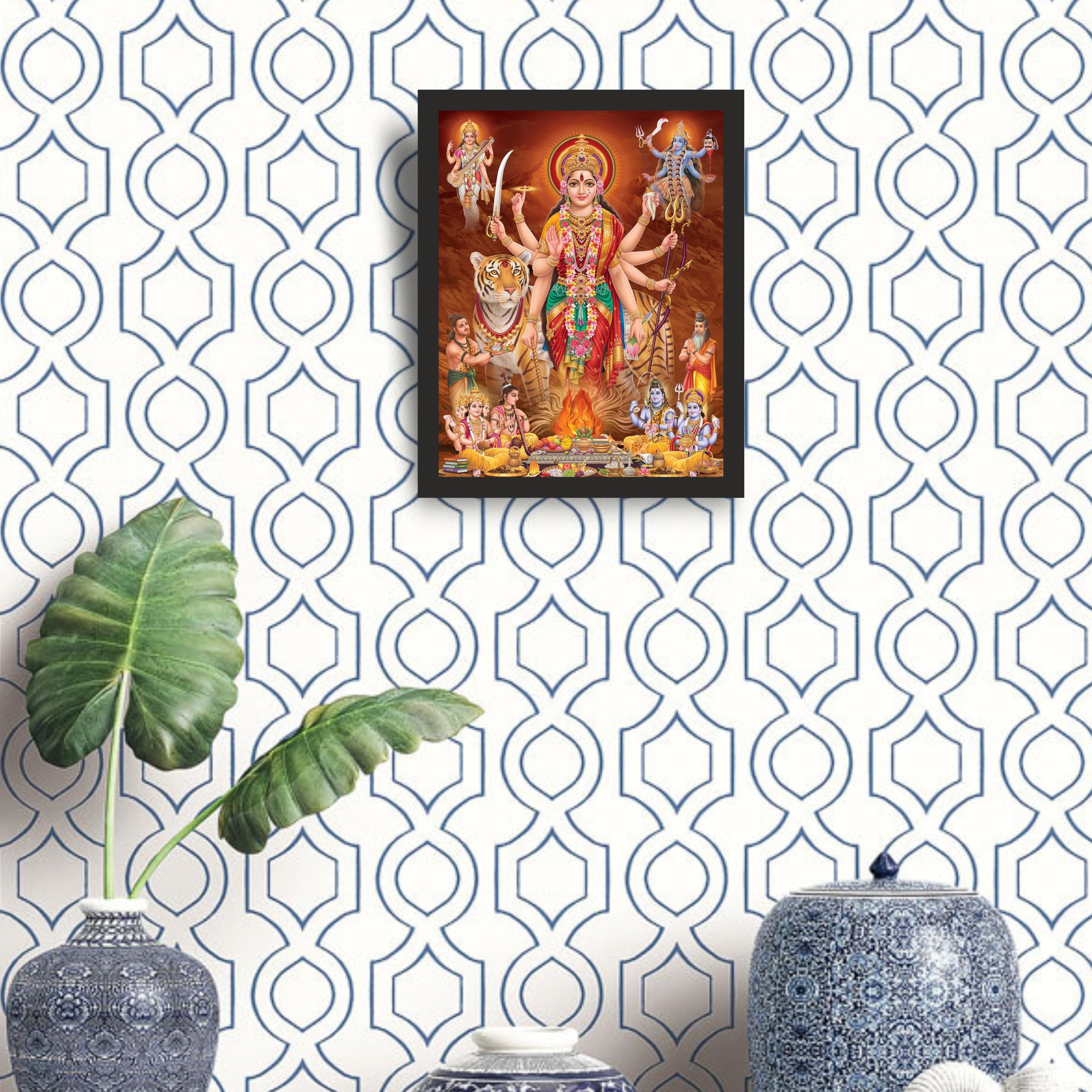 Maa Durga Sacred Assembly: 16x20 – view 2
