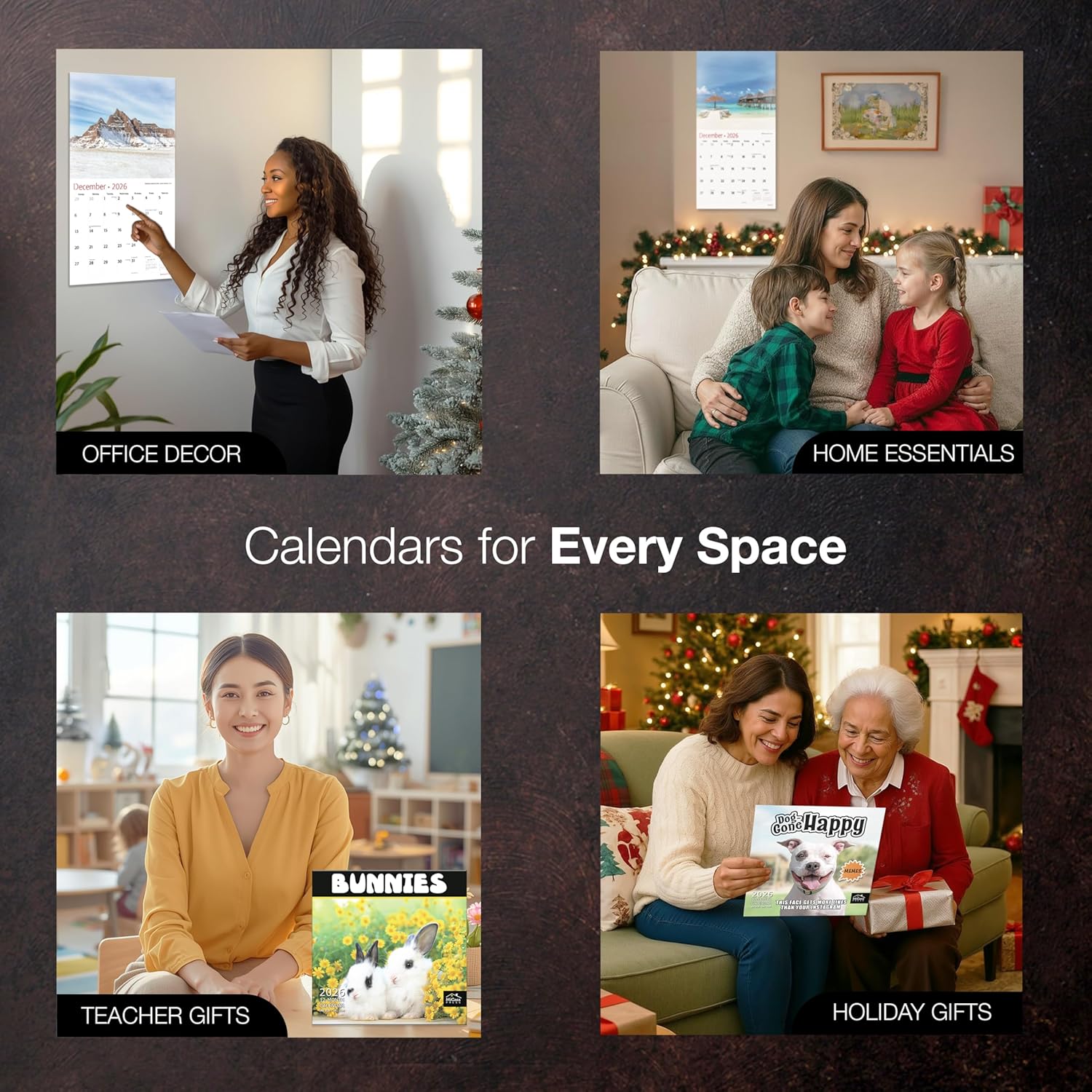 MICASA PRESS Basset Hounds 2026 Wall Calendar 12 Month | 12" x 24" Open | Thick & Sturdy Paper | Holiday Gift | Cute Puppy Dog Calendar 2026 - Image 6