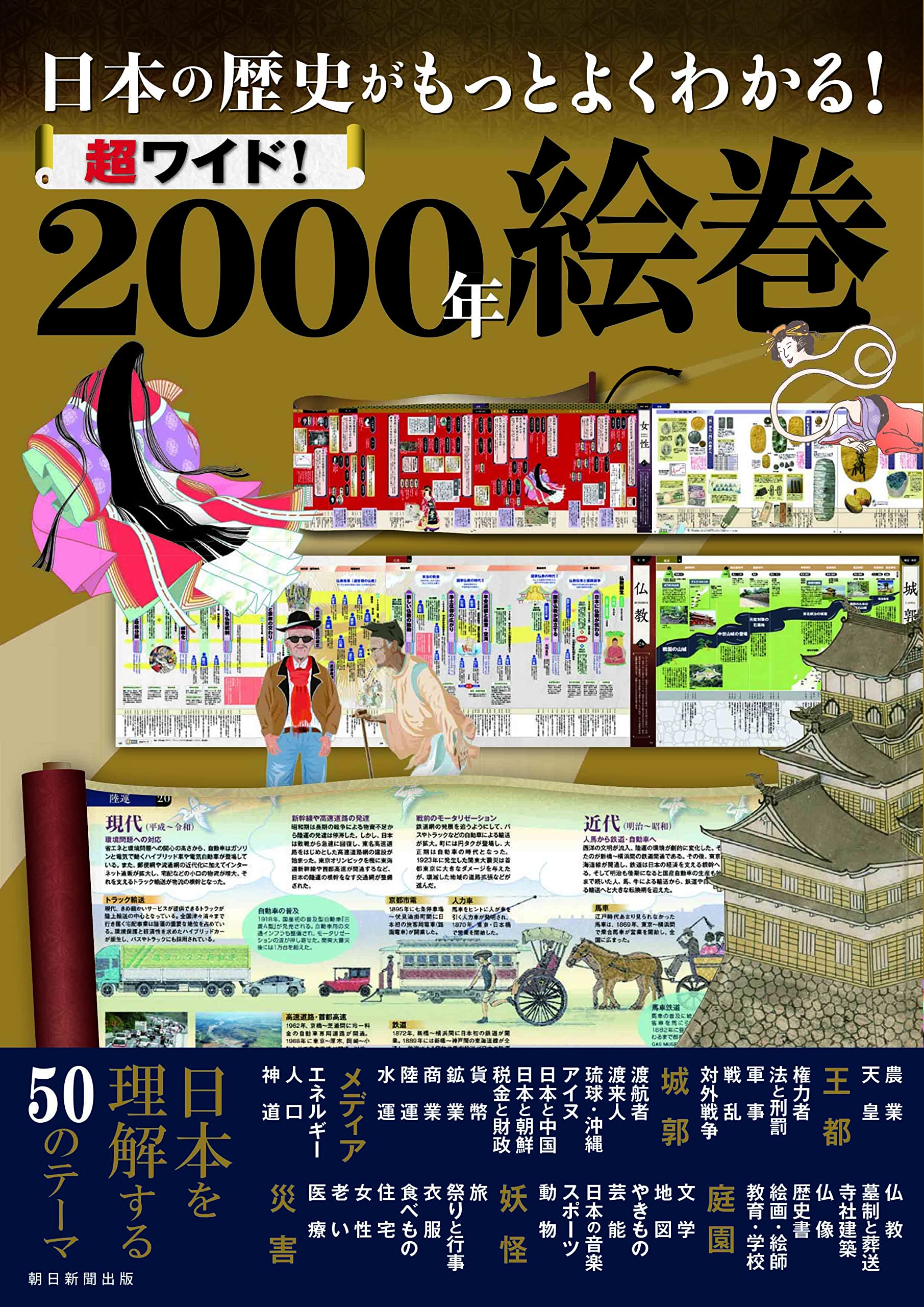 日本の歴史がもっとよくわかる! 超ワイド! 2000年絵巻 | 朝日新聞出版