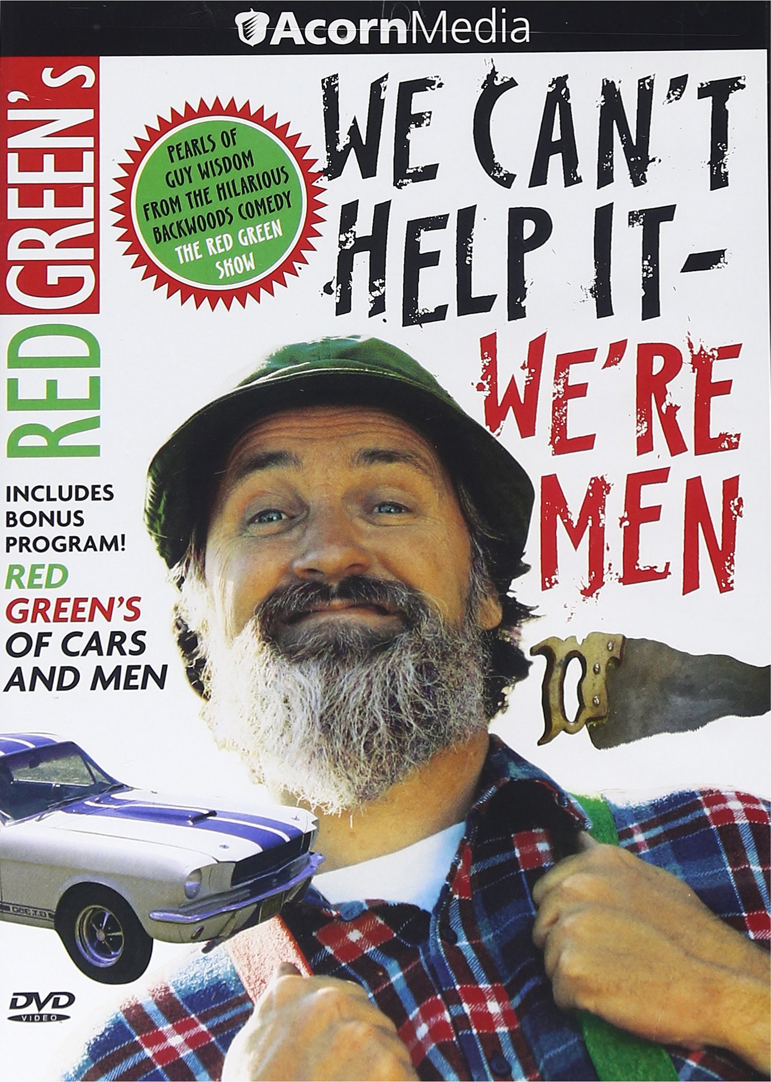 DVD We Can't Help It, We're Men de Red Green, edición importada de Alemania para coleccionistas