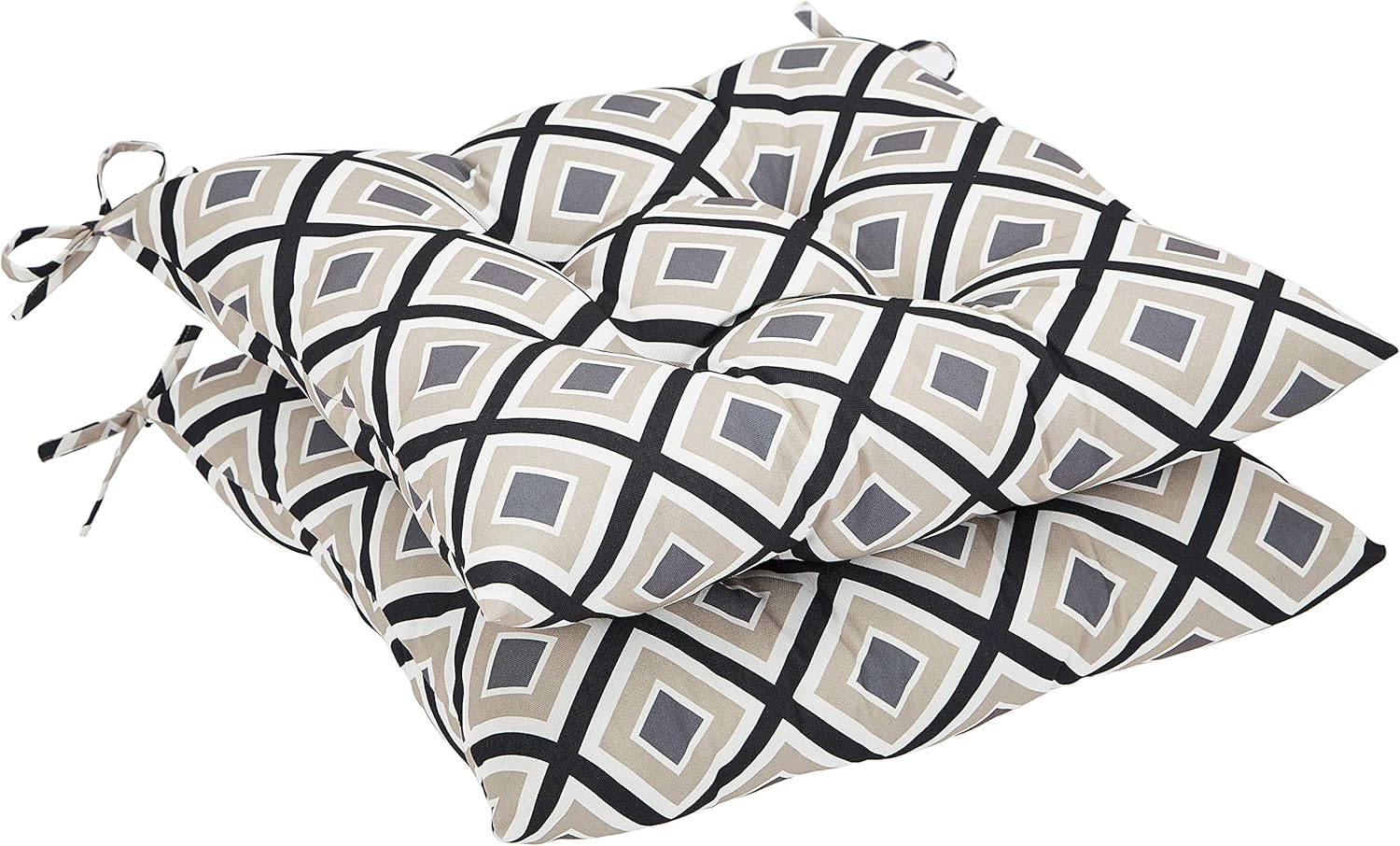 Amazon Basics Tufted Outdoor Square Seat Patio Cushion
