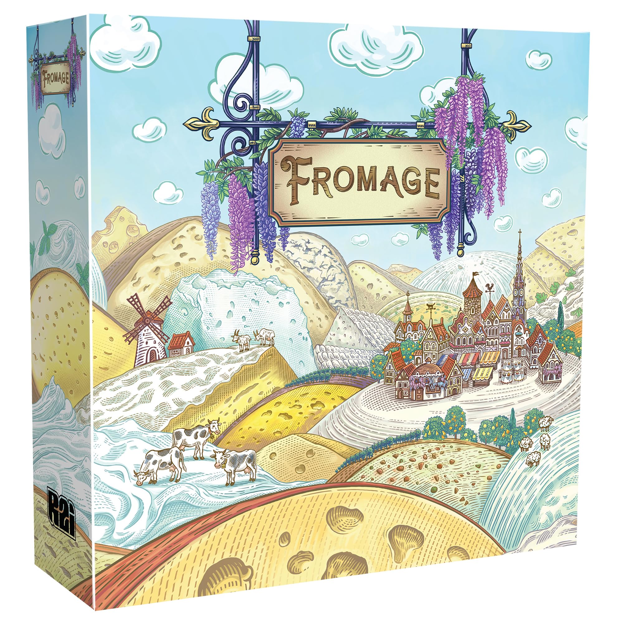 Road To Infamy Games Fromage Board Game, 4 Players, Ages 14+, Multicolor, 29.6 x 8.6 x 2.86 cm