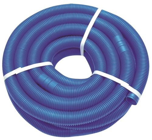 Manguera de piscina seccionable de 4,74 metros, diametro 32 mm con terminales integrados, 3 secciones de 1,58 metros
