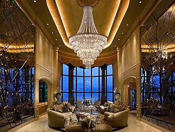 TOCHIC French Empire Crystal Chandelier Modern Farmhouse