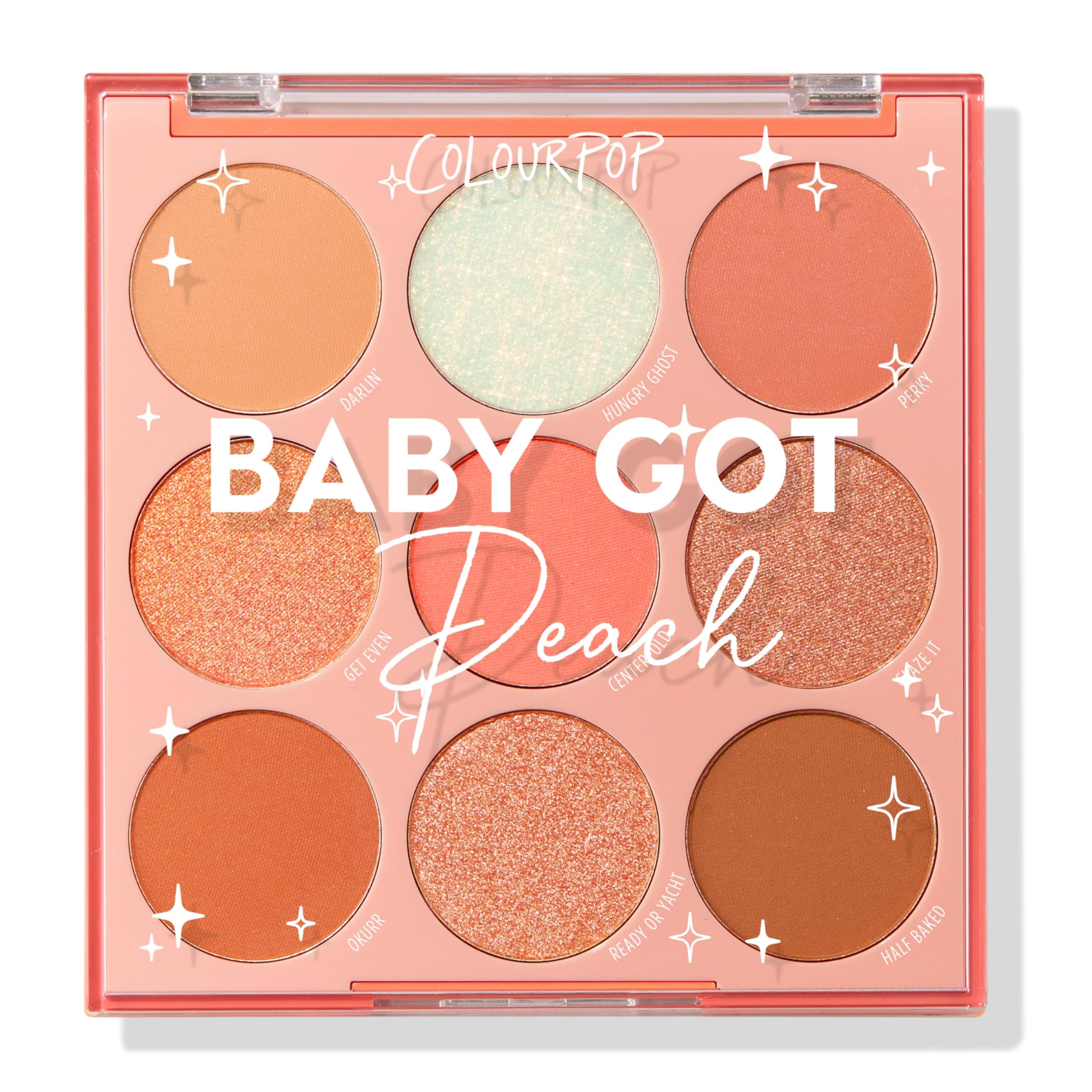 Baby Got Peach Eyeshadow Palette - Orange & Coral Shadows with Metallic, Matte and Glitter Finishes - High-Pigment Eye Makeup with a Long-Wearing Formula (0.3 oz)