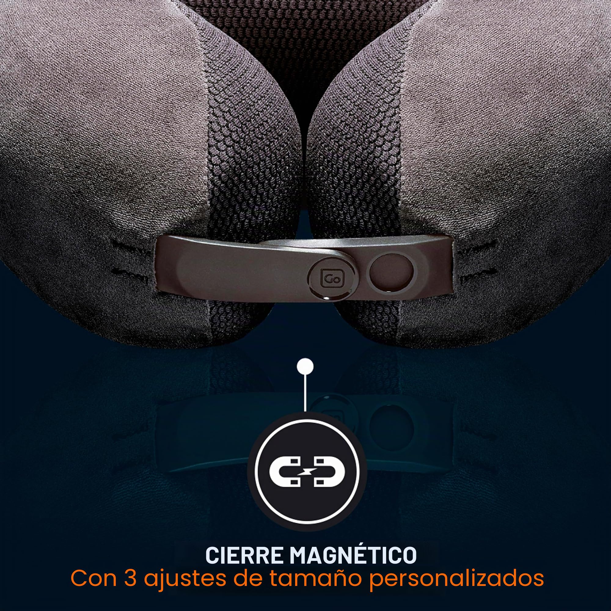 Go Travel Luxury Ultimate 3.0 Almohada de Viaje para el Cuello - (Ref 489.101)