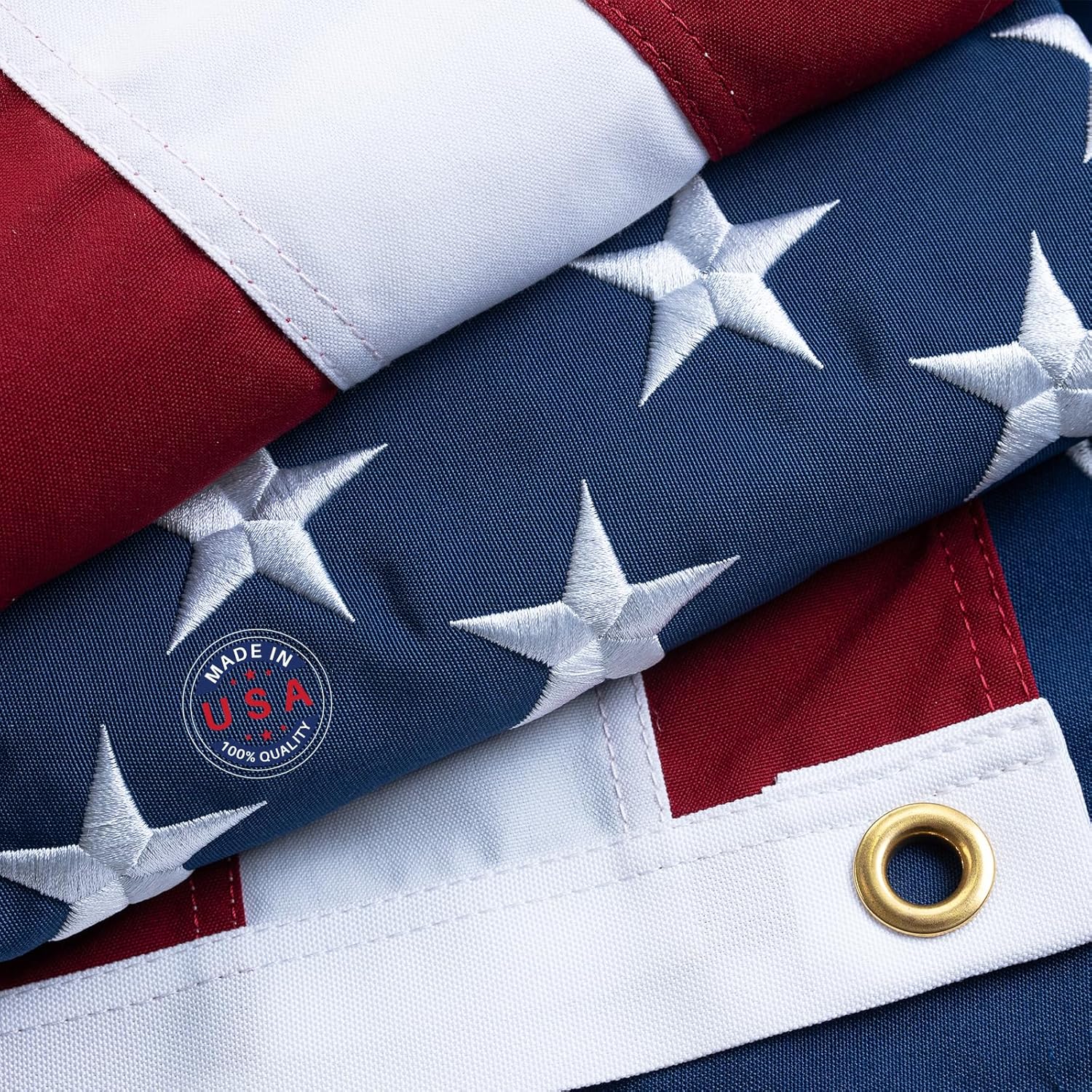 Homissor 100 Cotton Flag American Flags 2x3 Ft Made in