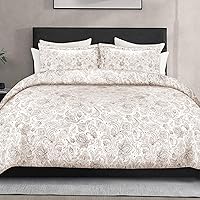 Vista 28 de Elegant Comfort Juego de funda de edredón de lujo de 3 piezas, colección de hotel de microfibra de alta calidad de hotel de 1500 hilos, funda