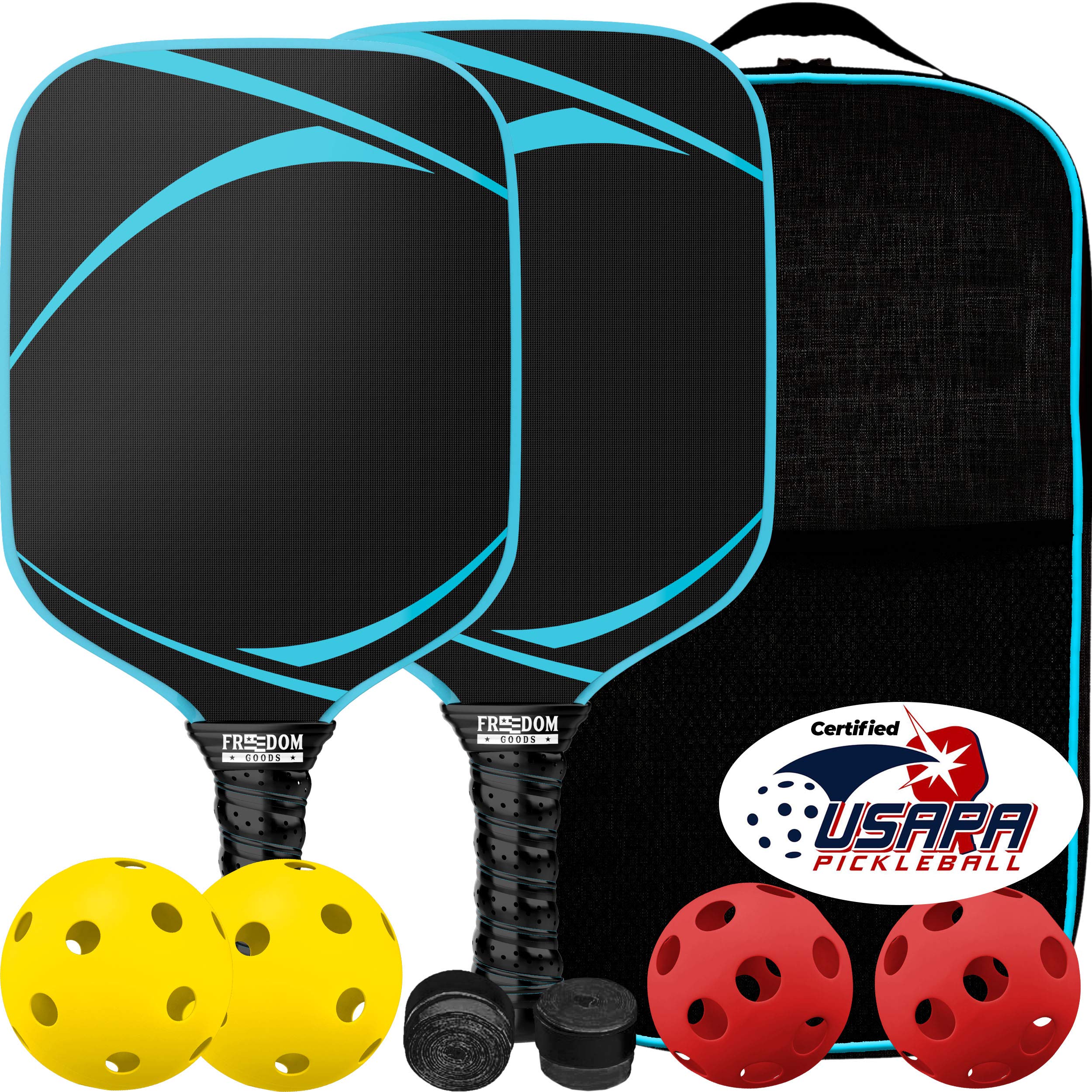 Buy USAPA Certified Graphite Pickleball Paddles (Set of 2 Paddles