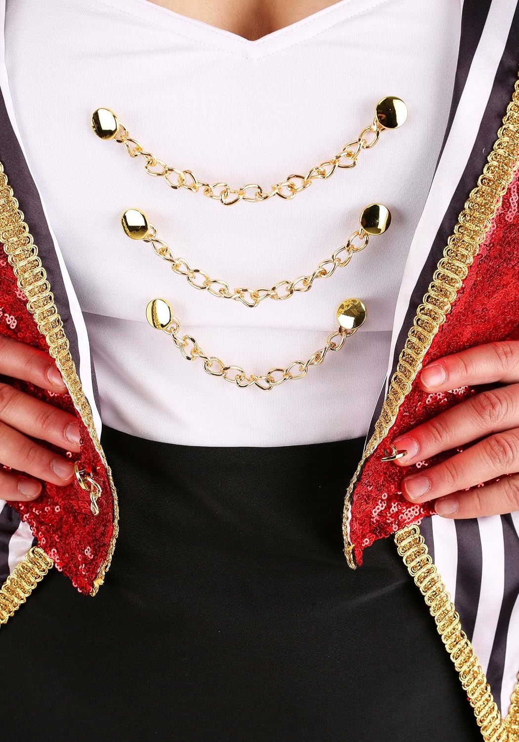 Women's Plus Size Sexy Sequin Ringmaster Costume