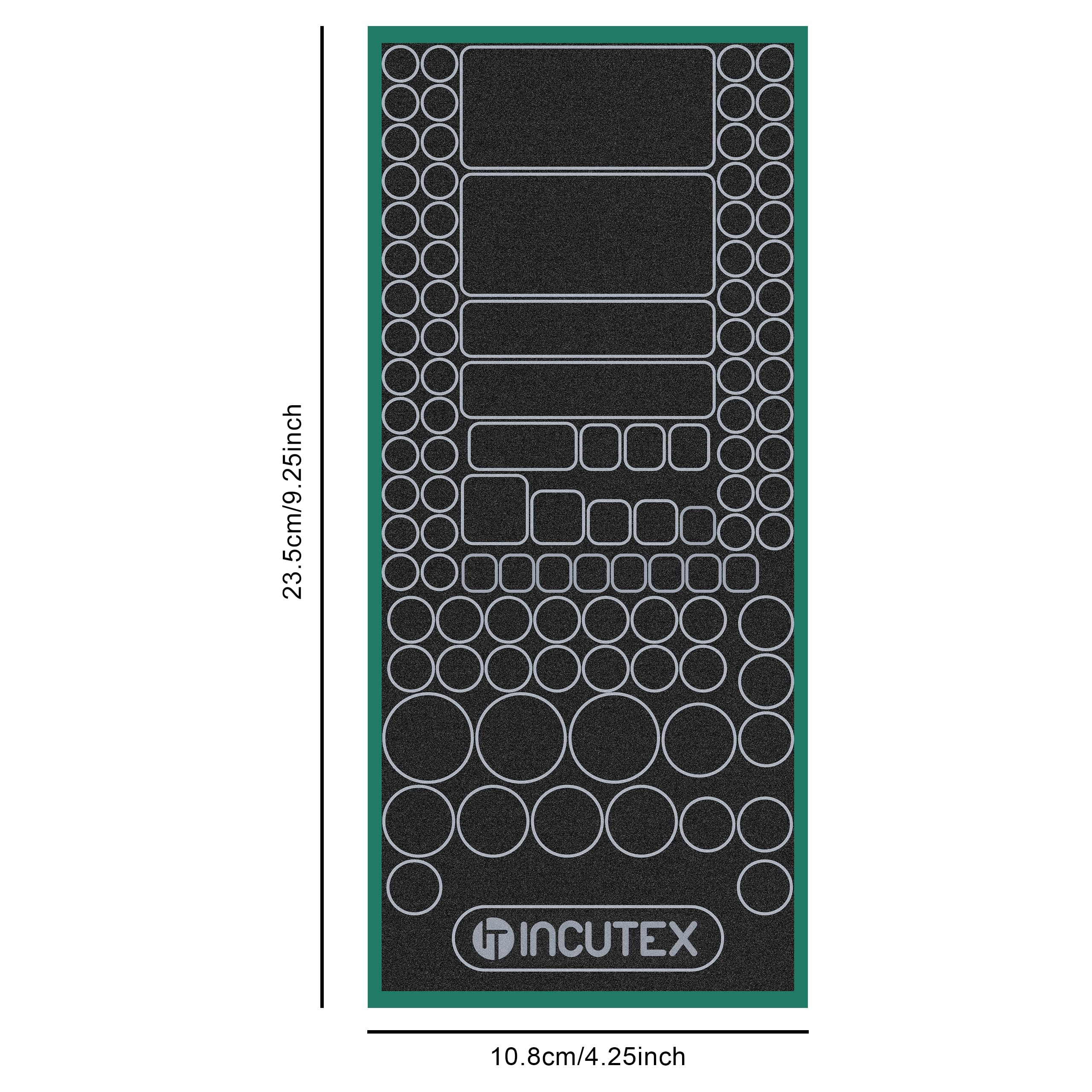 Incutex 104x adesivi per coprire le luci LED per router, dispositivi elettronici, elettrodomestici casalinghi offusca casalinghi, Offusca e blocca il 80% della luce.