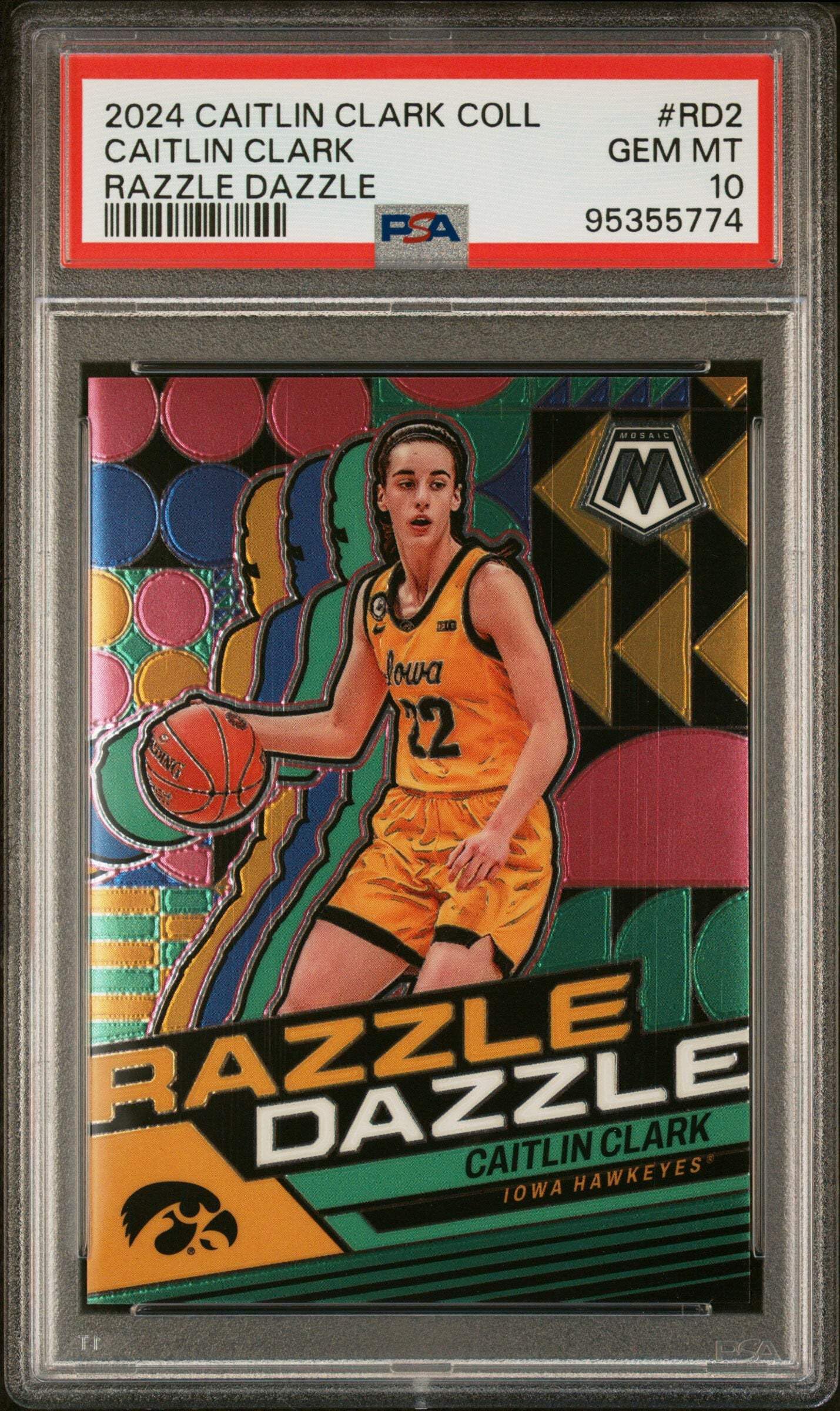 Amazon.com: Graded 2024 Panini Caitlin Clark Collection Caitlin Clark #RD2  Razzle Dazzle Rookie RC Basketball Card PSA 10 Gem Mint : Collectibles &  Fine Art