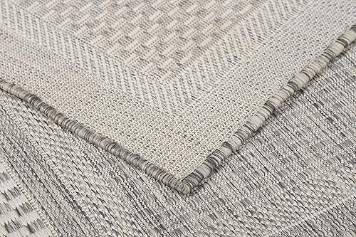 Vista 274 de Adiva Rugs - Alfombra para interior y exterior, tapete fácil de limpiar, resistente a la intemperie y las manchas, para comedor, patio, terraza