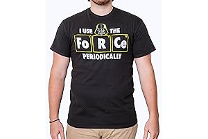 Star Wars Darth Vader Force Periodic Table Adult T-Shirt