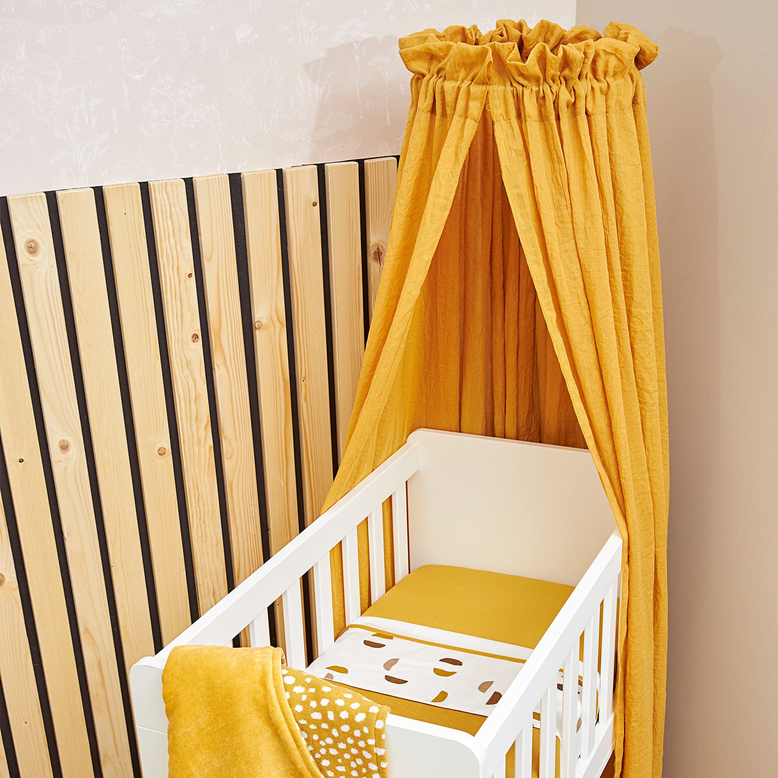 Meyco baby ledikantdeken Mini Knots 100x150 cm Forest Green