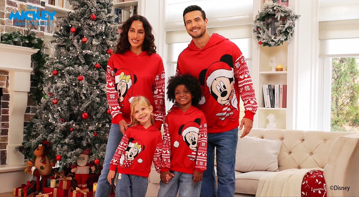 Amazon.com: Disney Mickey and Friends Family Matching Christmas