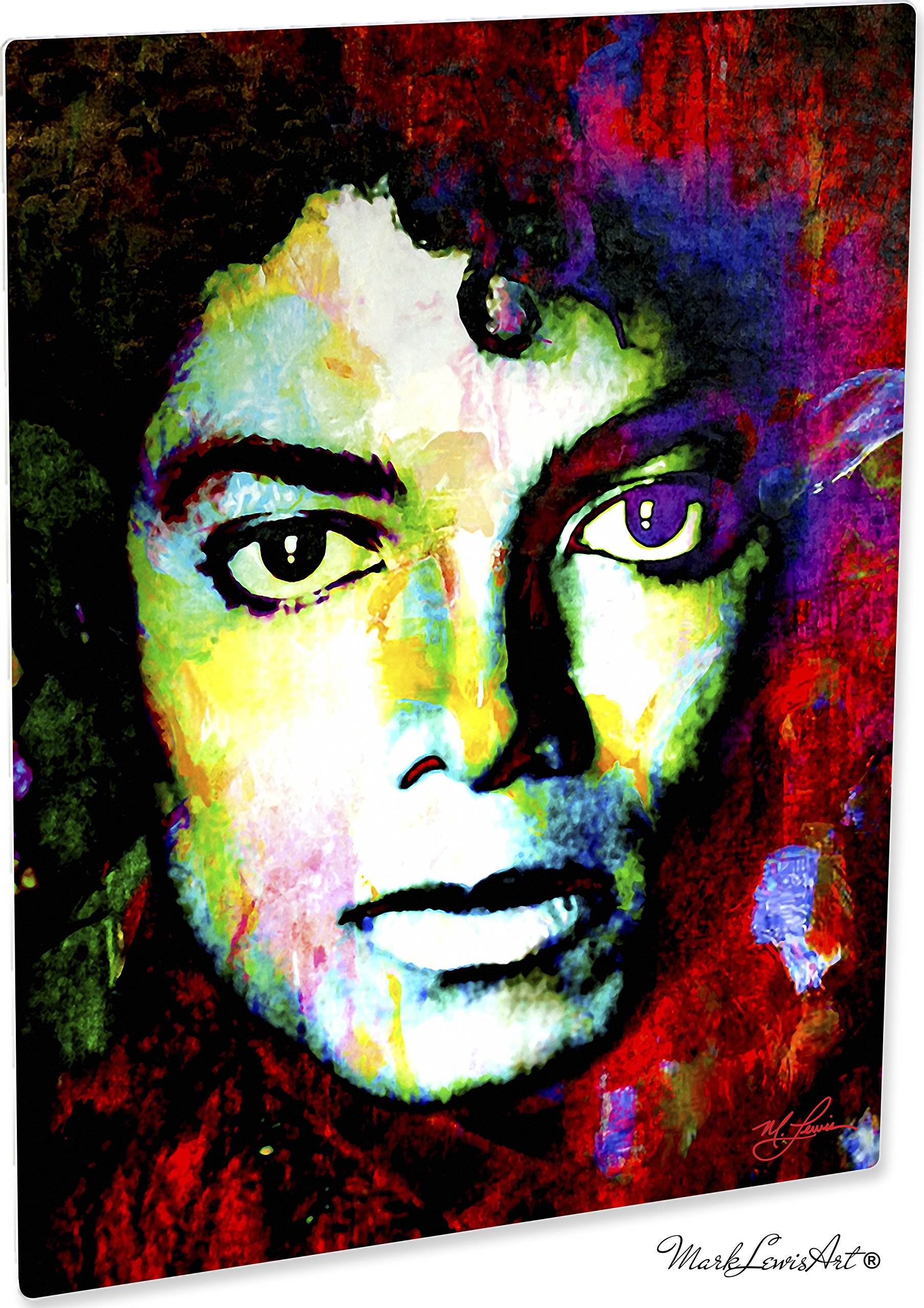 Michael Jackson wall art print signed by Mark Lewis - Pop Wall Art Home Decor