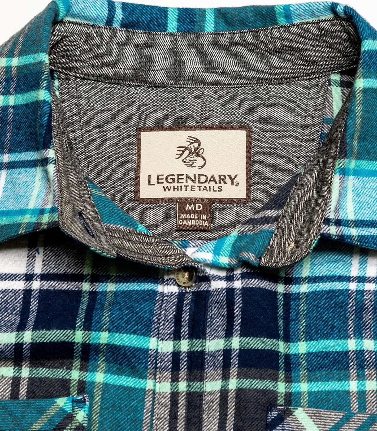 Legendary Whitetails Women’s Long Sleeve Plaid Flannel Button Up Shirt 100% Cotton - Image 7