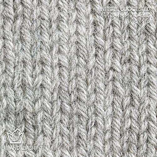 Vista 23 de Bulky Set (6 x 1.75 oz) Super Soft Baby Alpaca Hilo de tejer gris verde 328 yardas Gris Verde,Beige,Azul y verde,Cappuccino,Azul Oscuro,Gris
