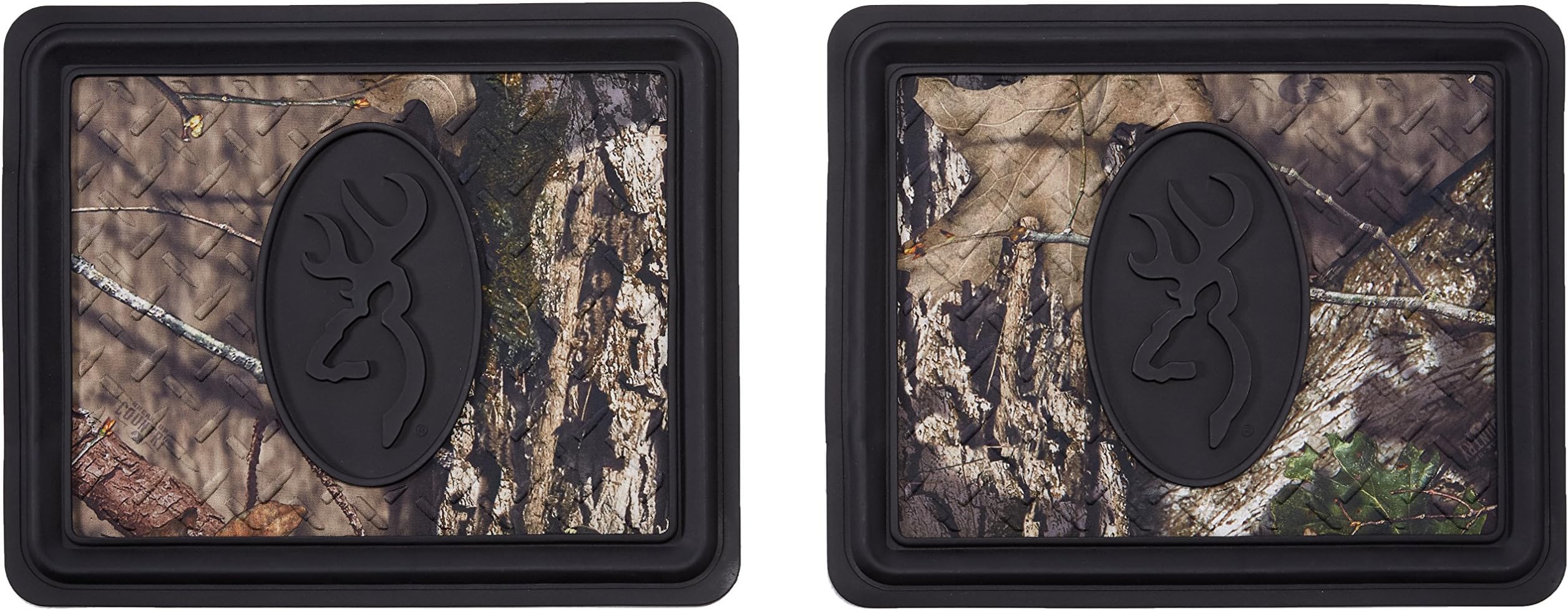 Browning Rear Floor Mats, Mossy Oak Country Camo, Pack of 2