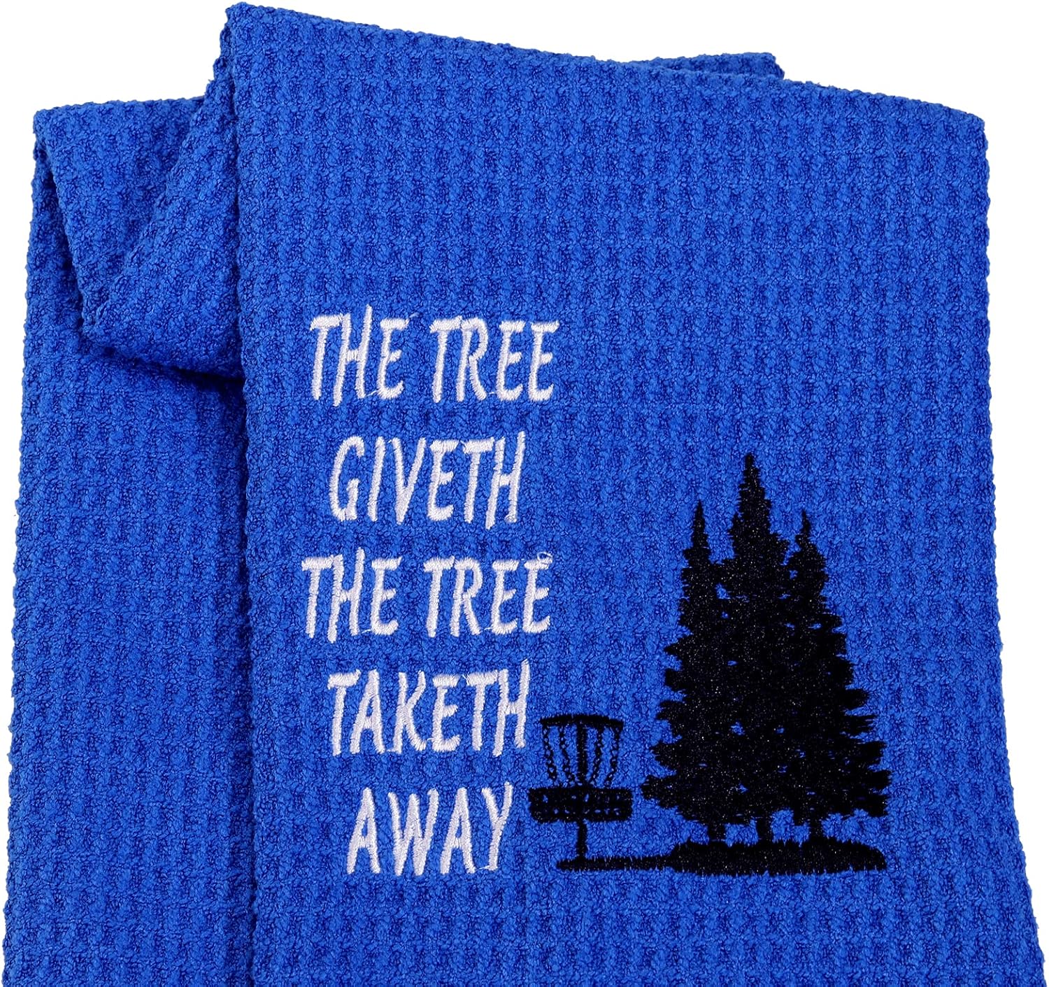 review Disc Golf Towel The Tree Giveth The Tree Taketh Away Towel Frisbee Disc Golf Gifts Golf Towel with Clip (The Tree Taketh T)