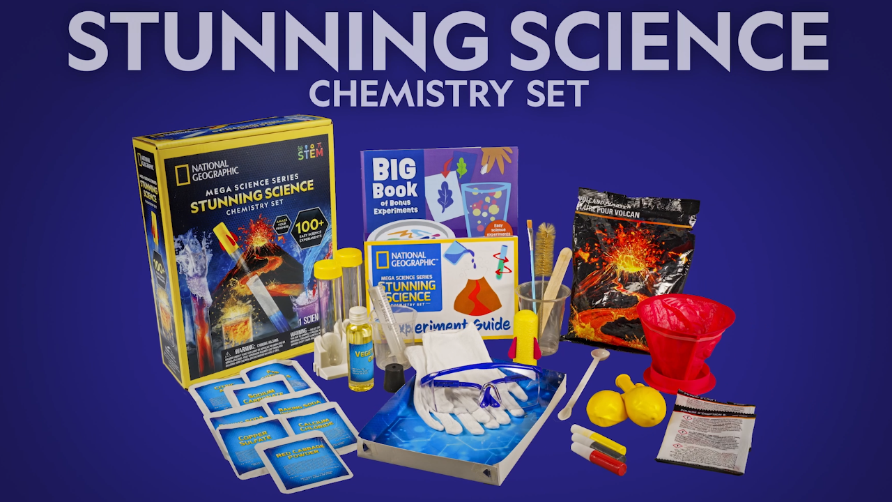 Amazon.com: Blue Marble National Geographic Stunning Chemistry Set