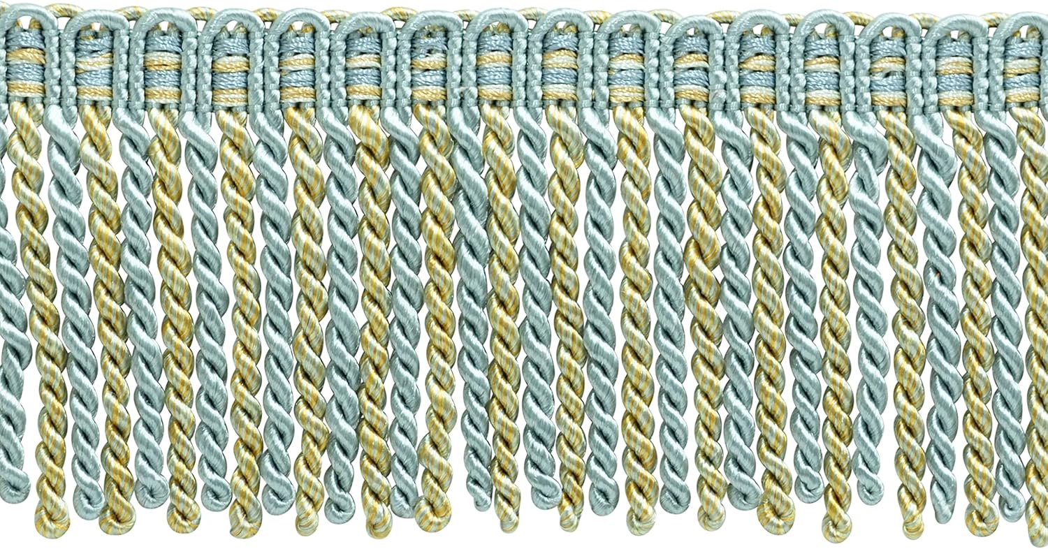 Noblesse Collection Bullion Fringe Trim with Fancy Knitted Header