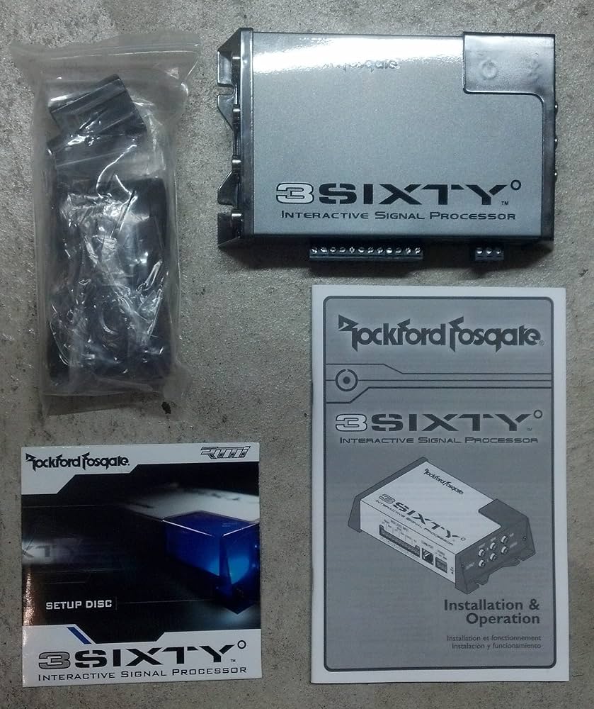Rockford Fosgate 3sixty. 2 Procesador de señal Digital con