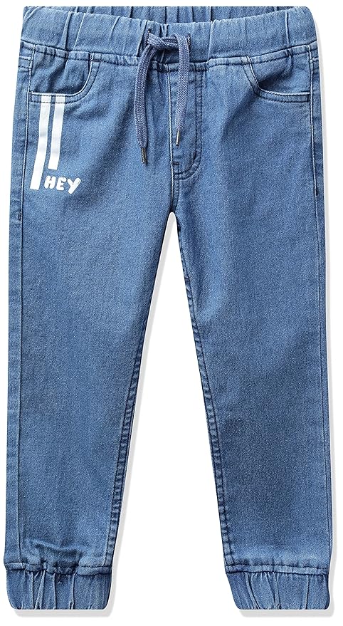 Jam & Honey Boy's Elasticated Regular Fit Denim Jeans (Jogger)