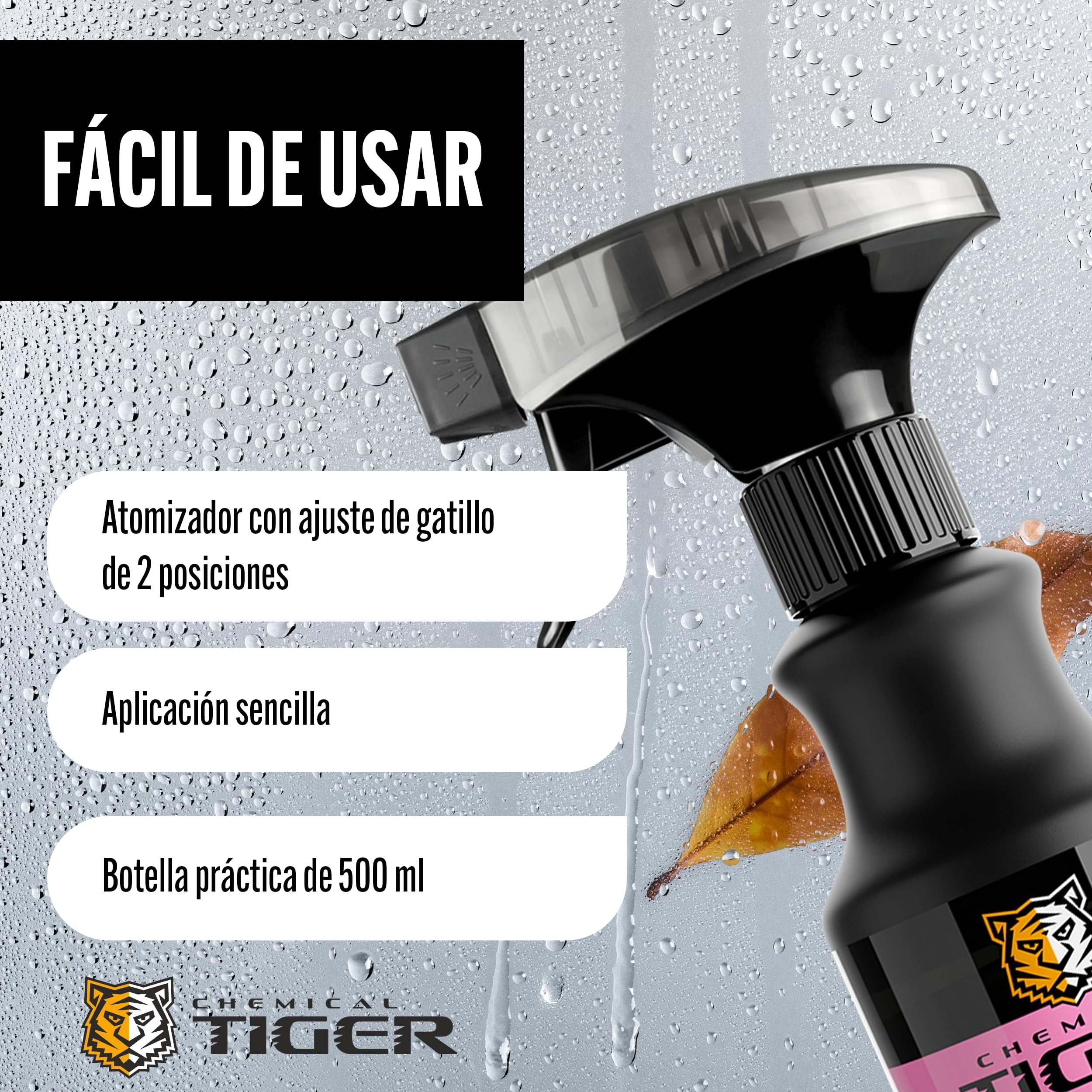 Spray antivaho para gafas, parabrisas de automóviles - Antivaho para ventanas, espejos retrovisores y laterales - Limpiador de espejos, visibilidad clara - PERFECT Antifog 500 ml