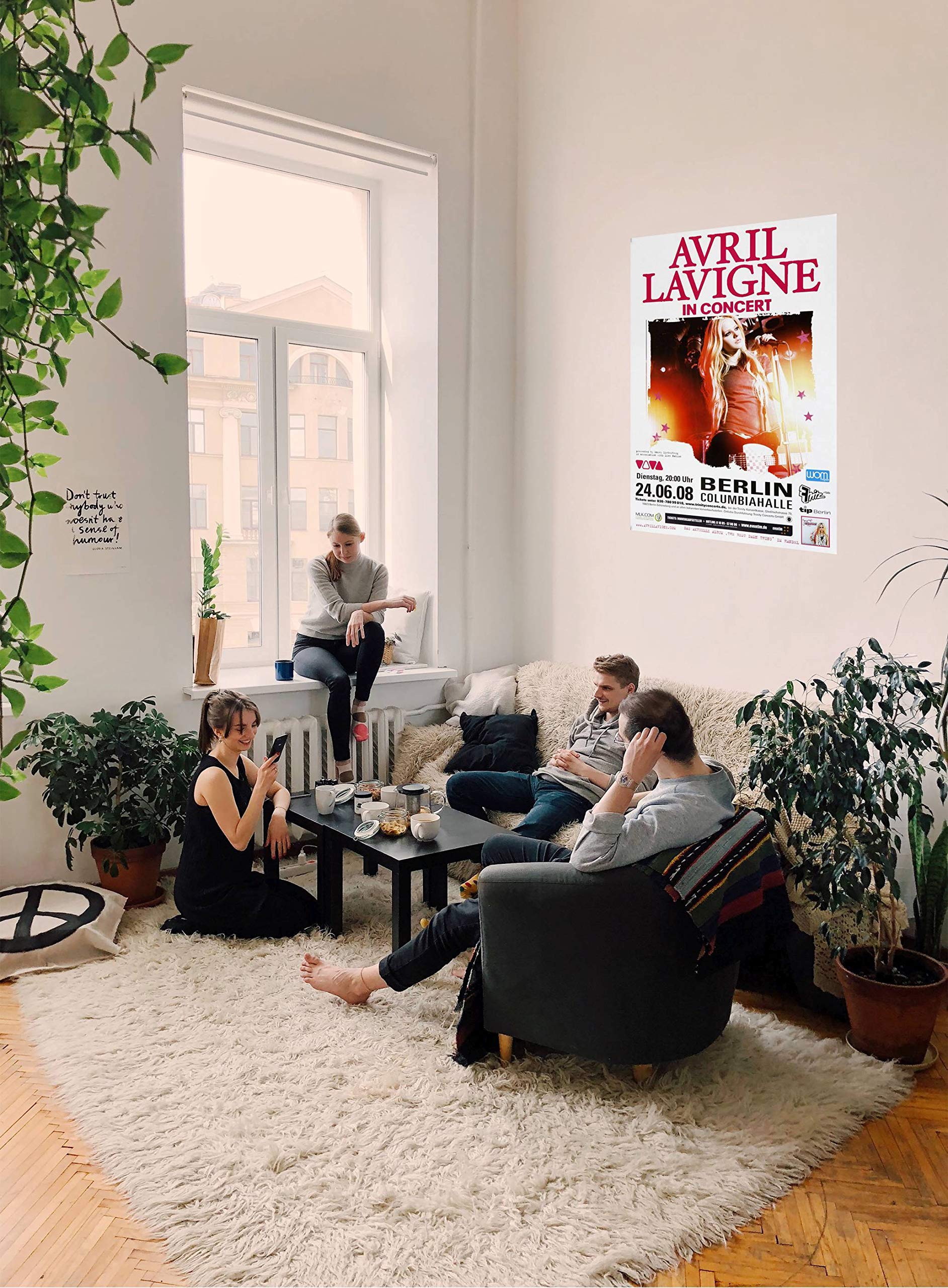 Avril Lavigne - What The Hell, Berlin 2008 » Konzertplakat/Premium Poster | Live Konzert Veranstaltung | DIN A1 «