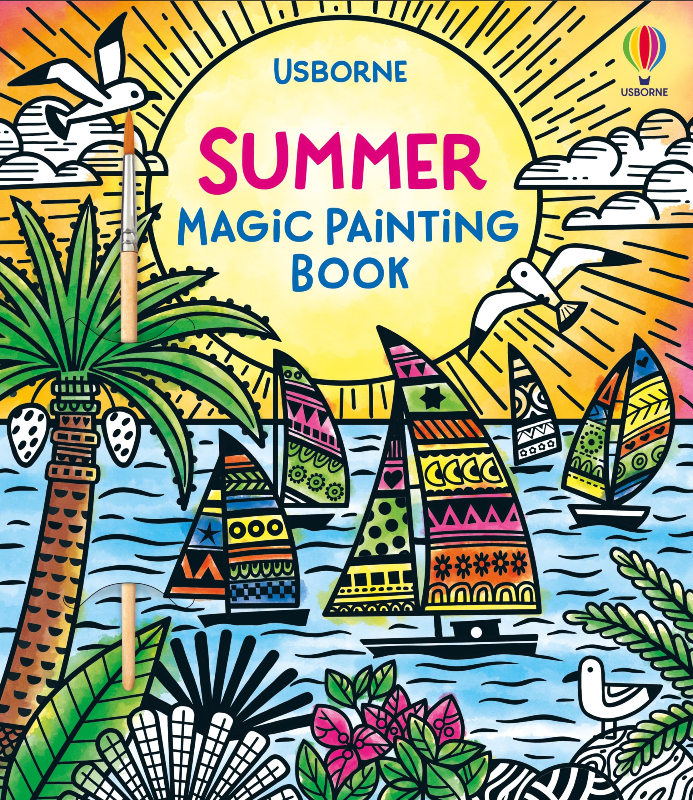 Summer Magic Painting Book: Kids Paint with Water Book For Mess-Free Fun During Summer (Magic Painting Books)