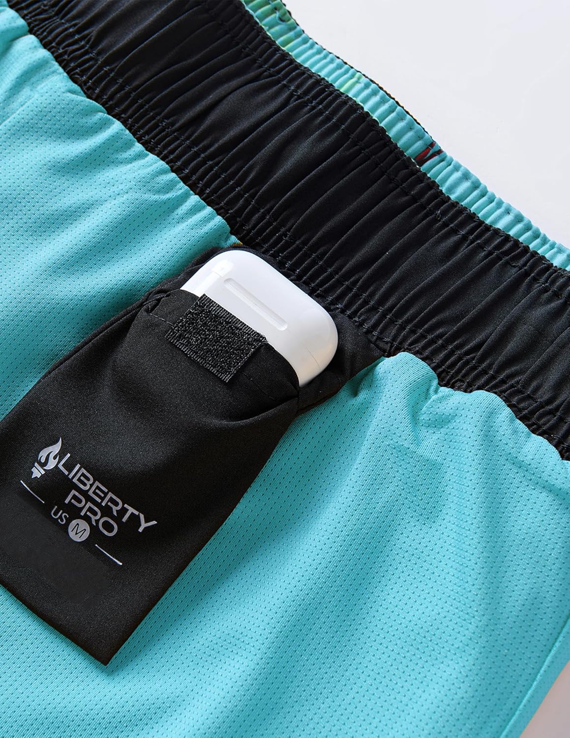 Liberty Pro 2 Pack: Men's 7" Swim Trunks with Compression Liner, Quick Dry Stretch Swimming Shorts Bathing Suits Swimwear