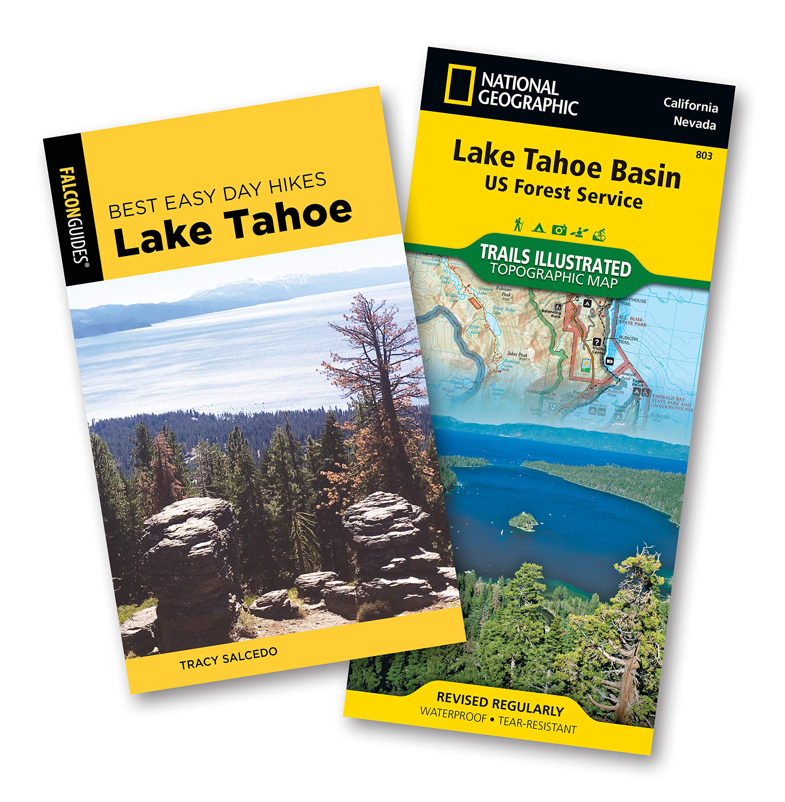 Best Easy Day Hiking Guide and Trail Map Bundle: Lake Tahoe (Best Easy Day Hikes Series)