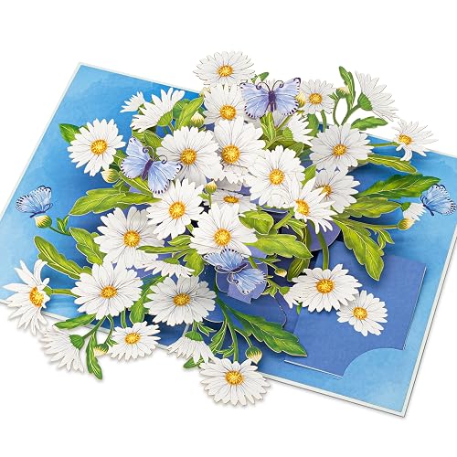 POPWOW Daisy 3D Greeting Cards with Envelope