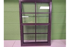 Brown Flush Mount Window - 18" x 27"